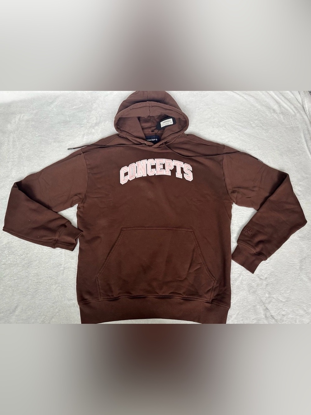 Concepts Brown University Arch Embroidered Hoodie Small S $168 NWT